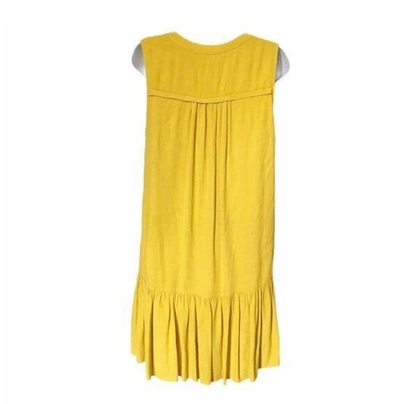 J. Crew Ruffle-hem sleeveless shift dress  size XS - Picture 3 of 8